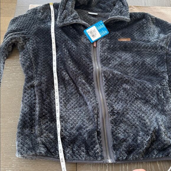 Columbia Gray Warm Sherpa Fleece Jacket Performance Outdoors Women’s Sz XXL NWT - Picture 5 of 16